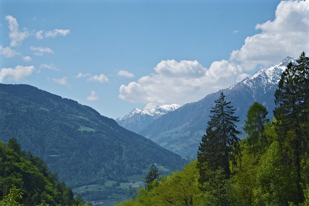 Meran, Bozen, Südtirol, Italien, Auffahrt Meran, Bozen, Südtirol, Italien, Auffahrt