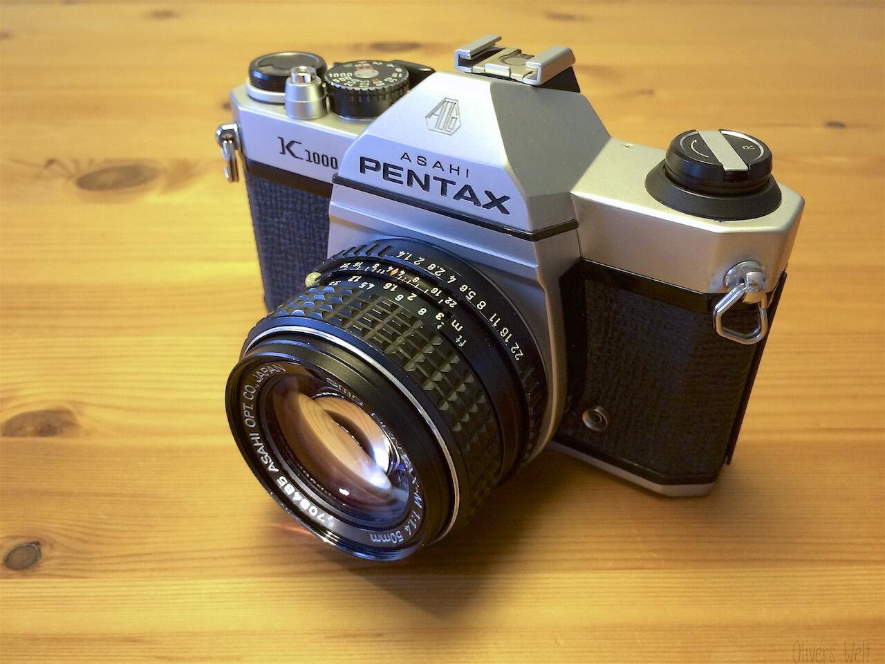 Pentax K1000 mit 50mm f/1.4 Pentax K1000 mit 50mm f/1.4