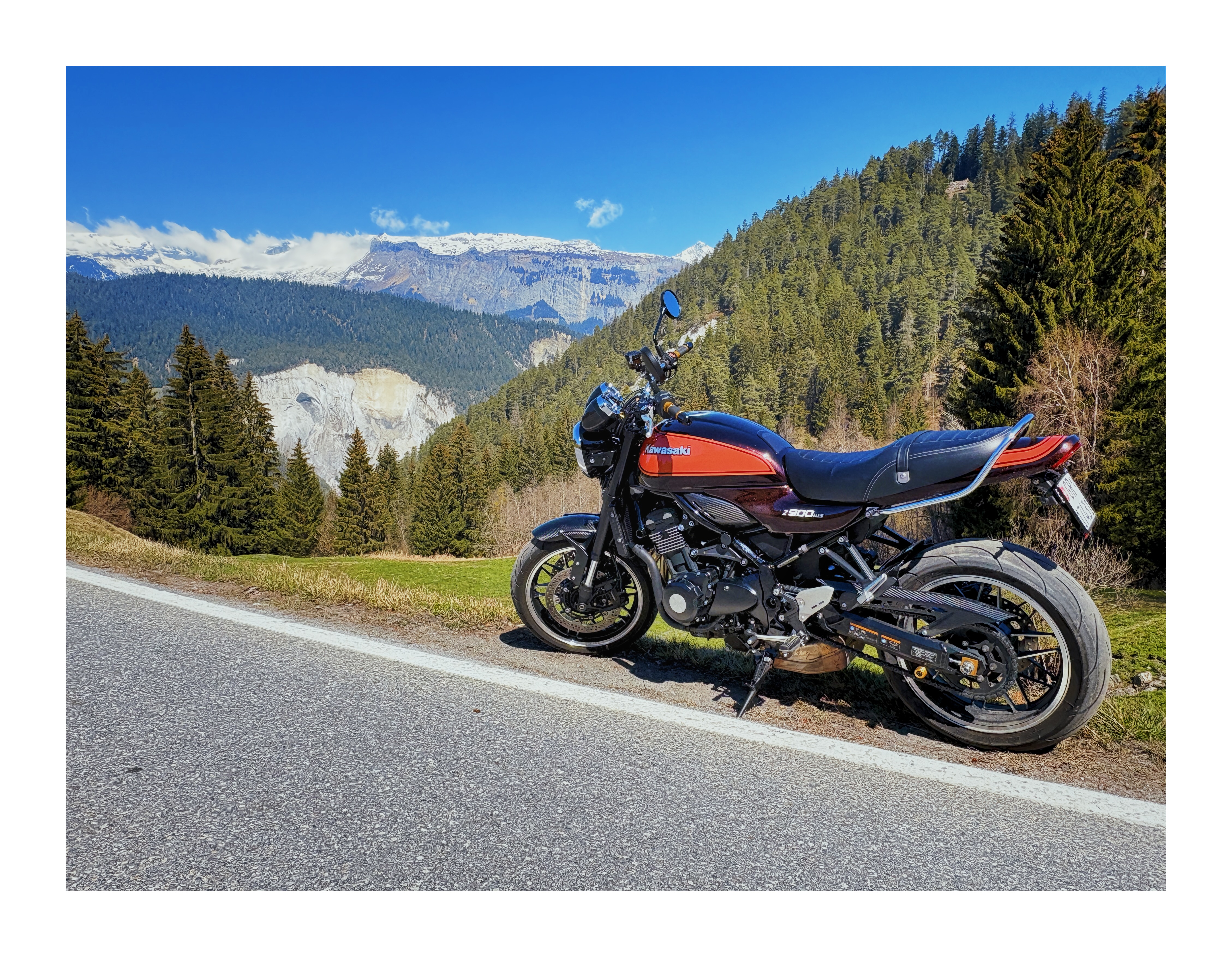 Kawasaki Z900RS in der freien Wildbahn Kawasaki Z900RS in der freien Wildbahn