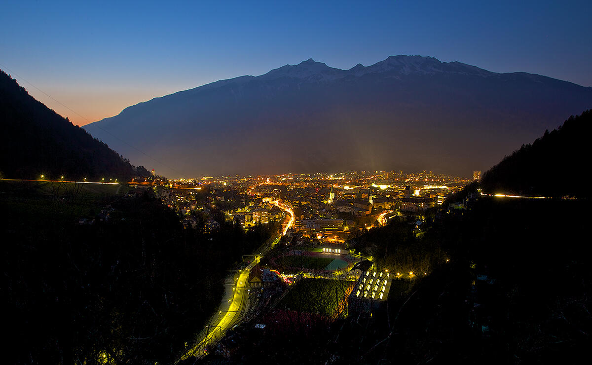 Chur bei Nacht