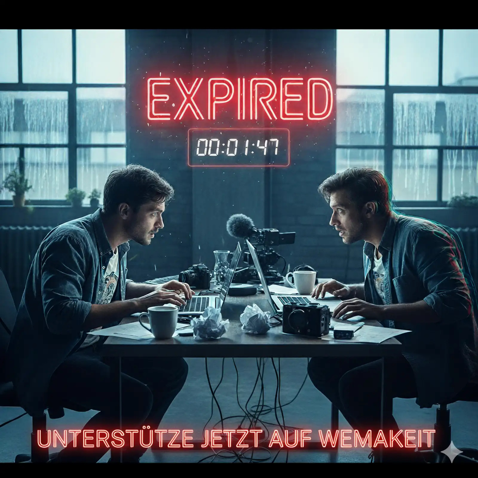 Ein philosophischer Sci-Fi-Kurzfilm aus Zürich steht kurz vor der Umsetzung. Werde Teil des Teams, ermögliche Dreh & Premiere – jetzt auf wemakeit spenden! Ein philosophischer Sci-Fi-Kurzfilm aus Zürich steht kurz vor der Umsetzung. Werde Teil des Teams, ermögliche Dreh & Premiere – jetzt auf wemakeit spenden!