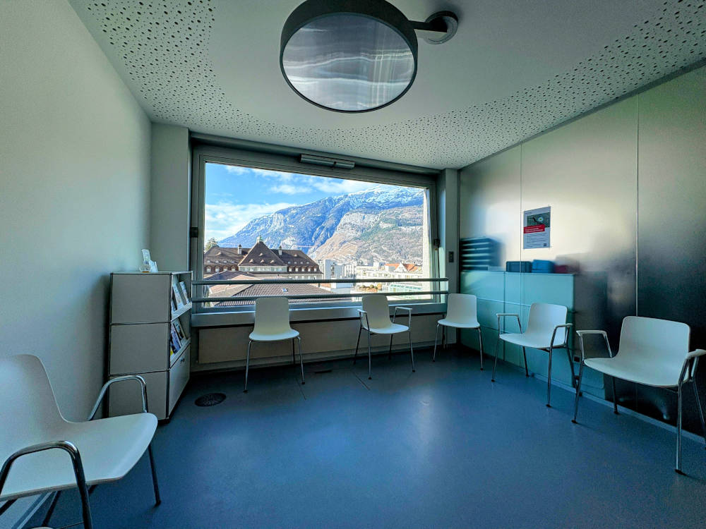 Wartezimmer mit Aussicht