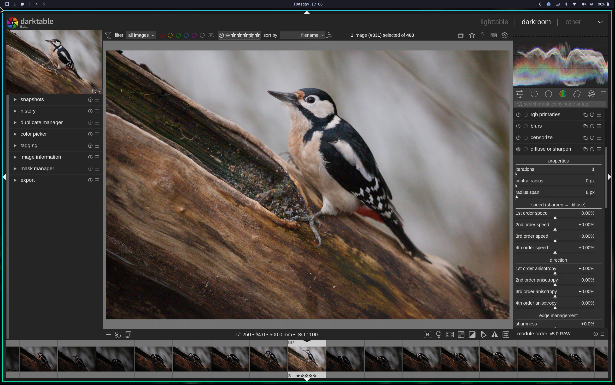 Darktable als Lightromm-Ersatz